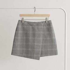 Margaret M Gray Asymmetrical A-Line Mini Skirt